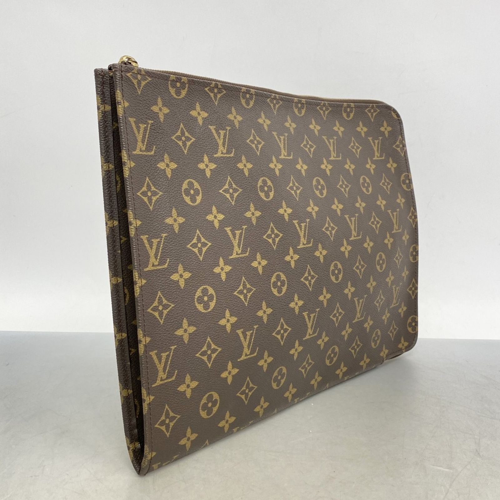 ルイ ヴィトン Louis Vuitton ルイ ヴィトン クラッチバッグ モノグラム ポッシュドキュマン M53400 ブラウンメンズ レディース