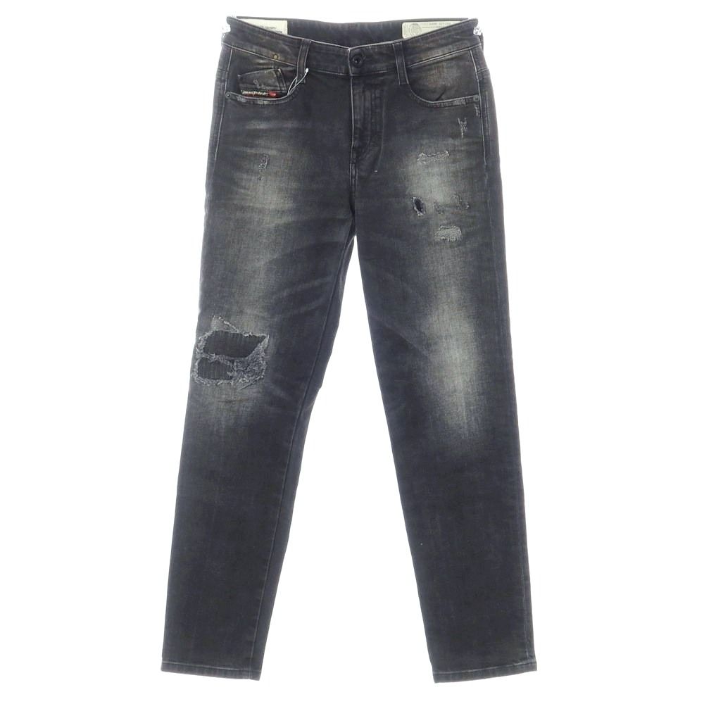 【中古】ディーゼル DIESEL D-RIFTY ストレッチデニムパンツ ジーンズ ブラック【サイズ27】【メンズ】