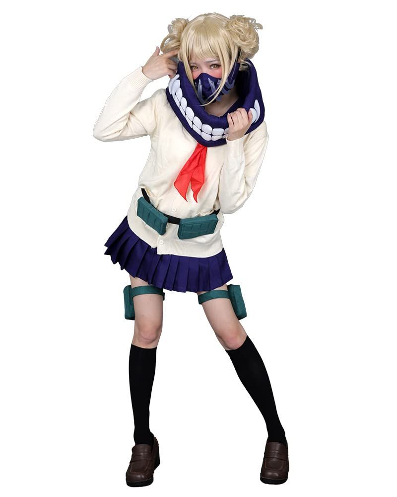 Miccostumes 女性 コスチューム ヴィラン コスプレ 衣装 ユニフォーム カーディガン 普段着 文化祭 イベント