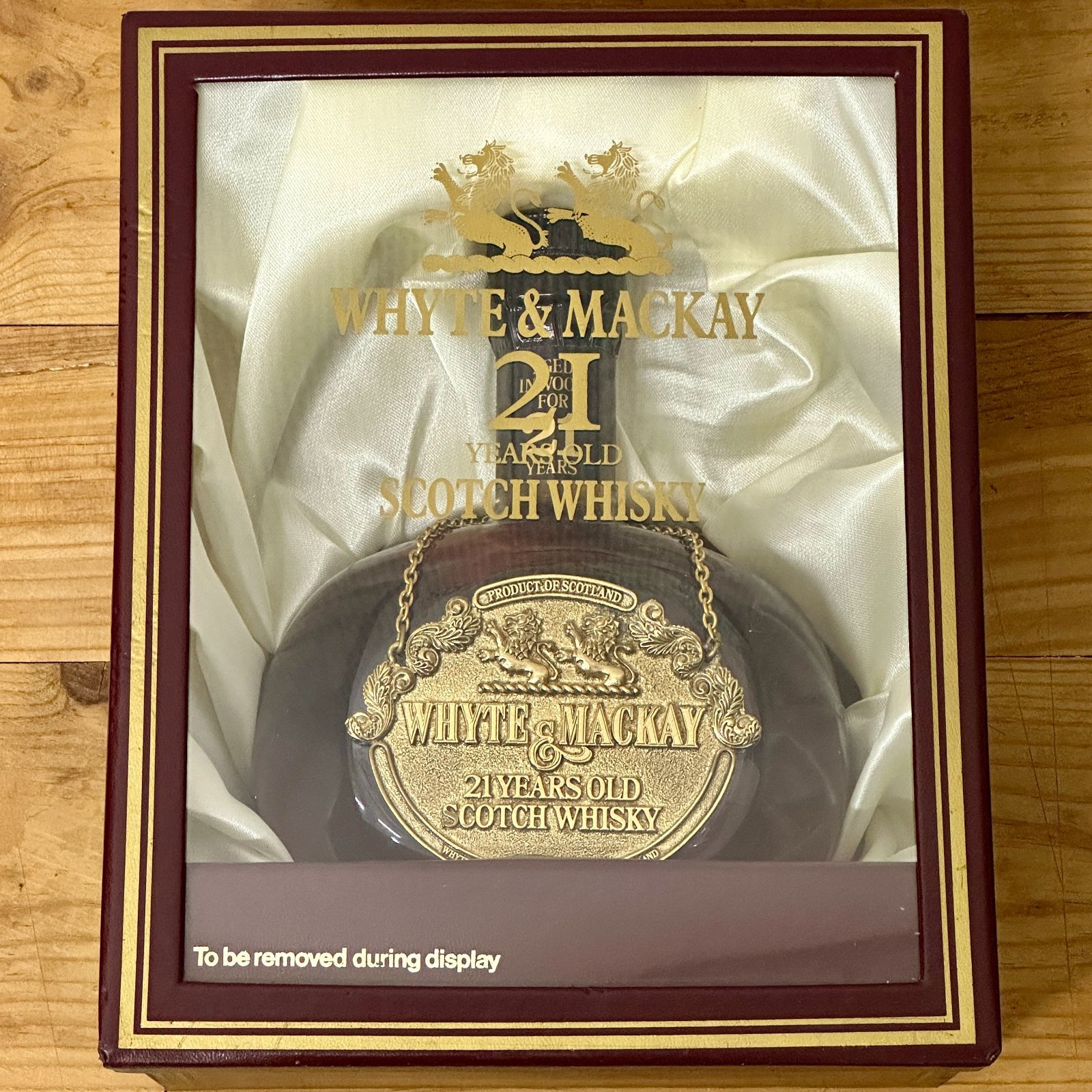 【未開栓】WHYTE&MACKAY ホワイトマッカイ 21年　古酒 未開栓】WHYTE&MACKAY ホワイトマッカイ 21年 古酒 - メルカリ
