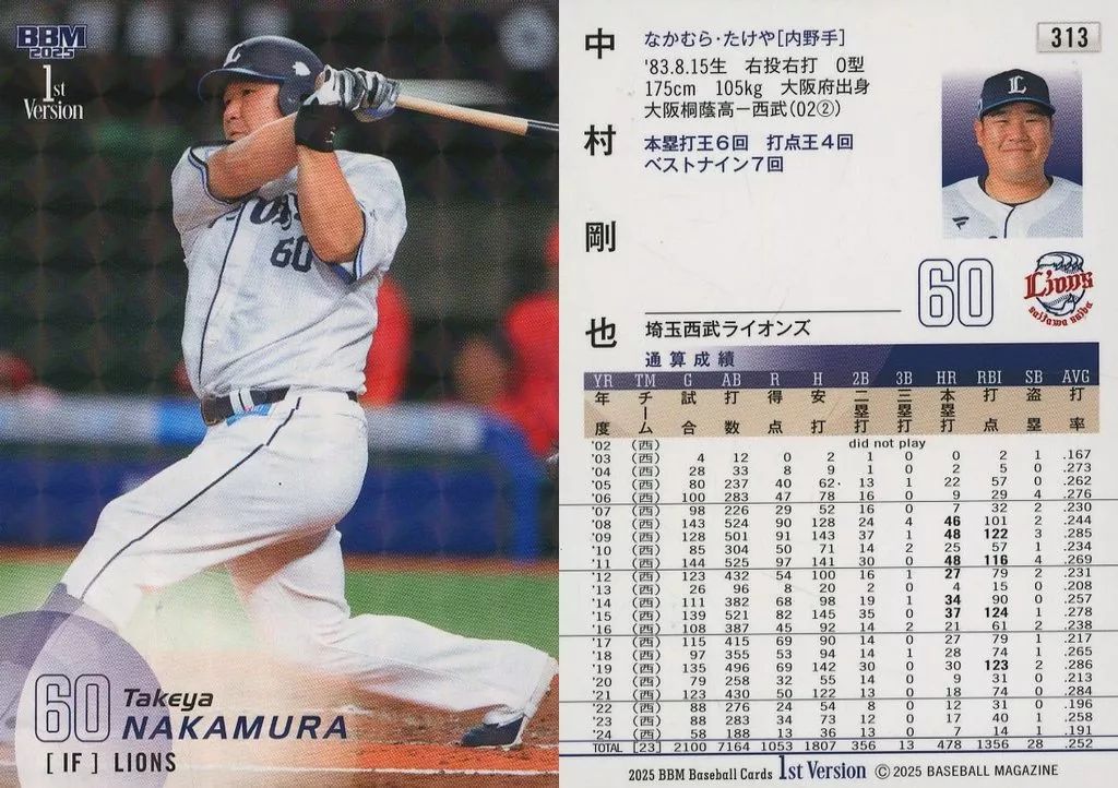 ベースボールヒーローズ　2014 SR 中村剛也　BGS9点 楽天市場】BBM2006 ベースボールカード ルーキーエディション