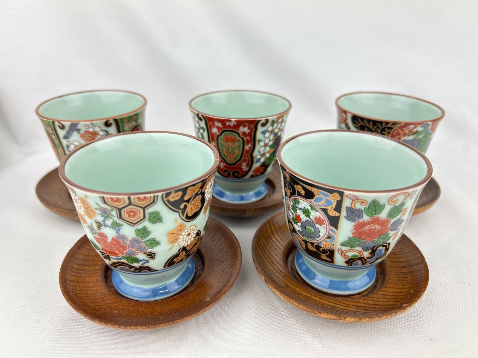 1150.有田焼 古伊万里 茶托付仙茶揃 5客セット - メルカリ 1150.有田焼 古伊万里 茶托付仙茶揃 5客セット - メルカリ