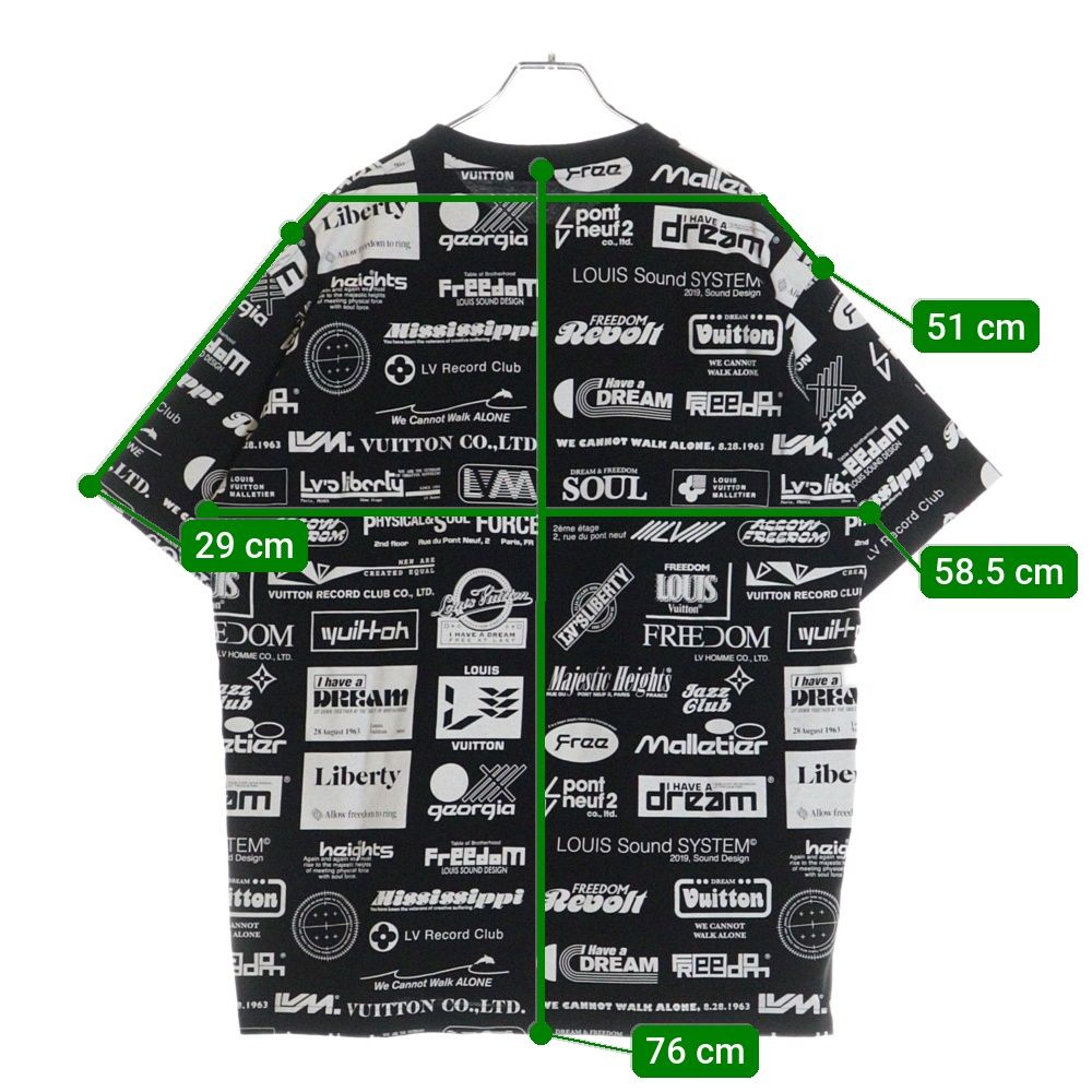 LOUIS VUITTON (ルイヴィトン) 19AW All Over Logo Tee RM192M NPG
