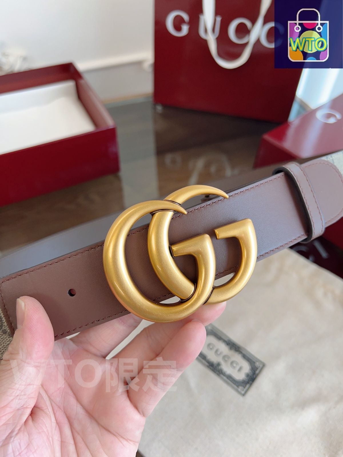美品✨GUCCI✨レザーベルト(白)最終お値下げ‼️ 今日特価】GUCCI グッチ レザーベルト-1 - メルカリ