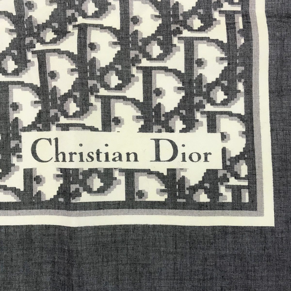 Christian Dior クリスチャンディオール トロッタースカーフ ブラック