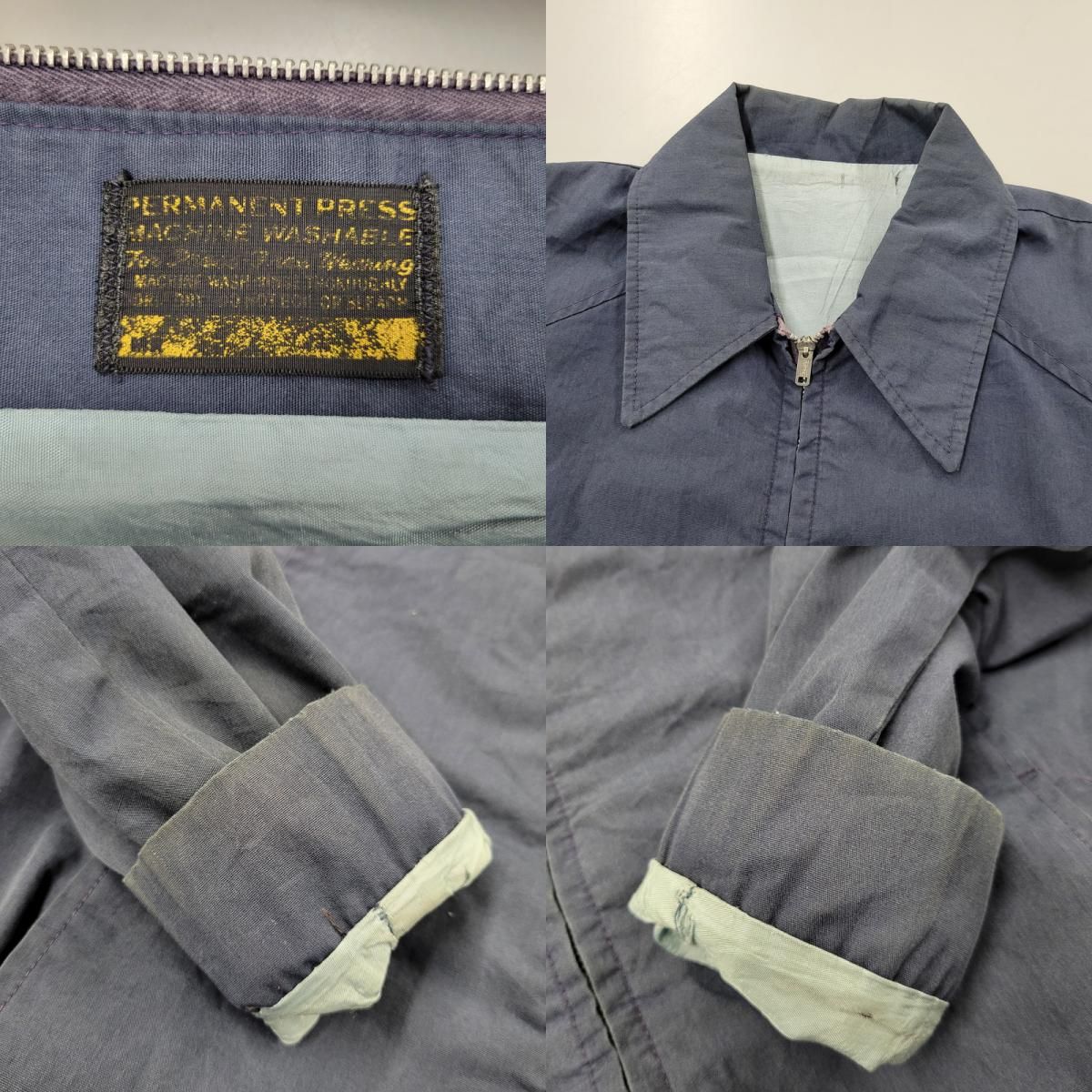 ジャケット・アウター 60s-70s serval zip swingtop blouson 現状渡し品】 USED VINTAGE SWING TOP BLOUSON スウィングトップ
