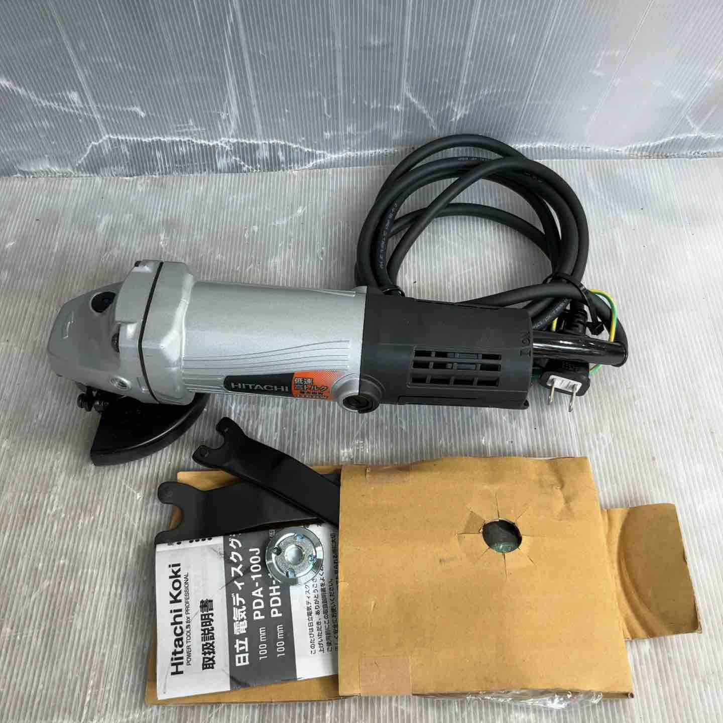 ハイコーキ HIKOKI 旧 日立工機 100mmディスクグラインダー 低速高トルク形 PDH-100J 草加店