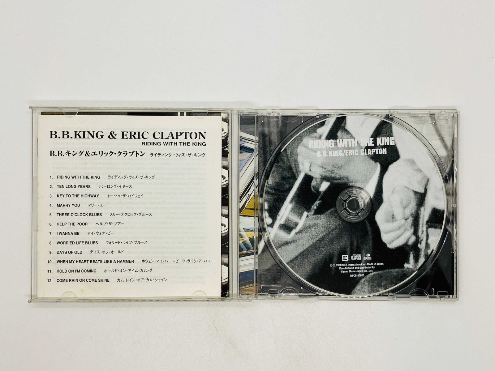 CD B.B.KING & ERIC CLAPTON RIDING WITH THE KING / キング & エリック クラプトン / ライディング ウィズ ザ キング / WPCR10800 Z20