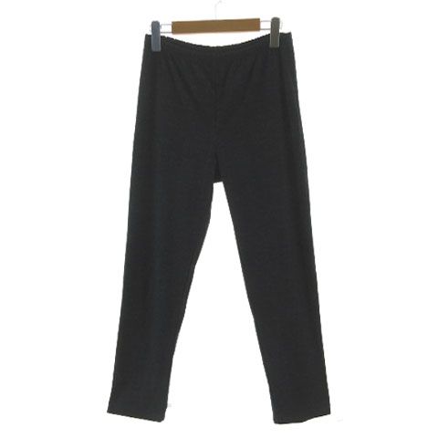 新品✨レリアン　LEILIAN 13号　ウエストゴムカジュアルパンツ レリアン Leilian パンツ （ネイビー） -靴＆ファッション通販
