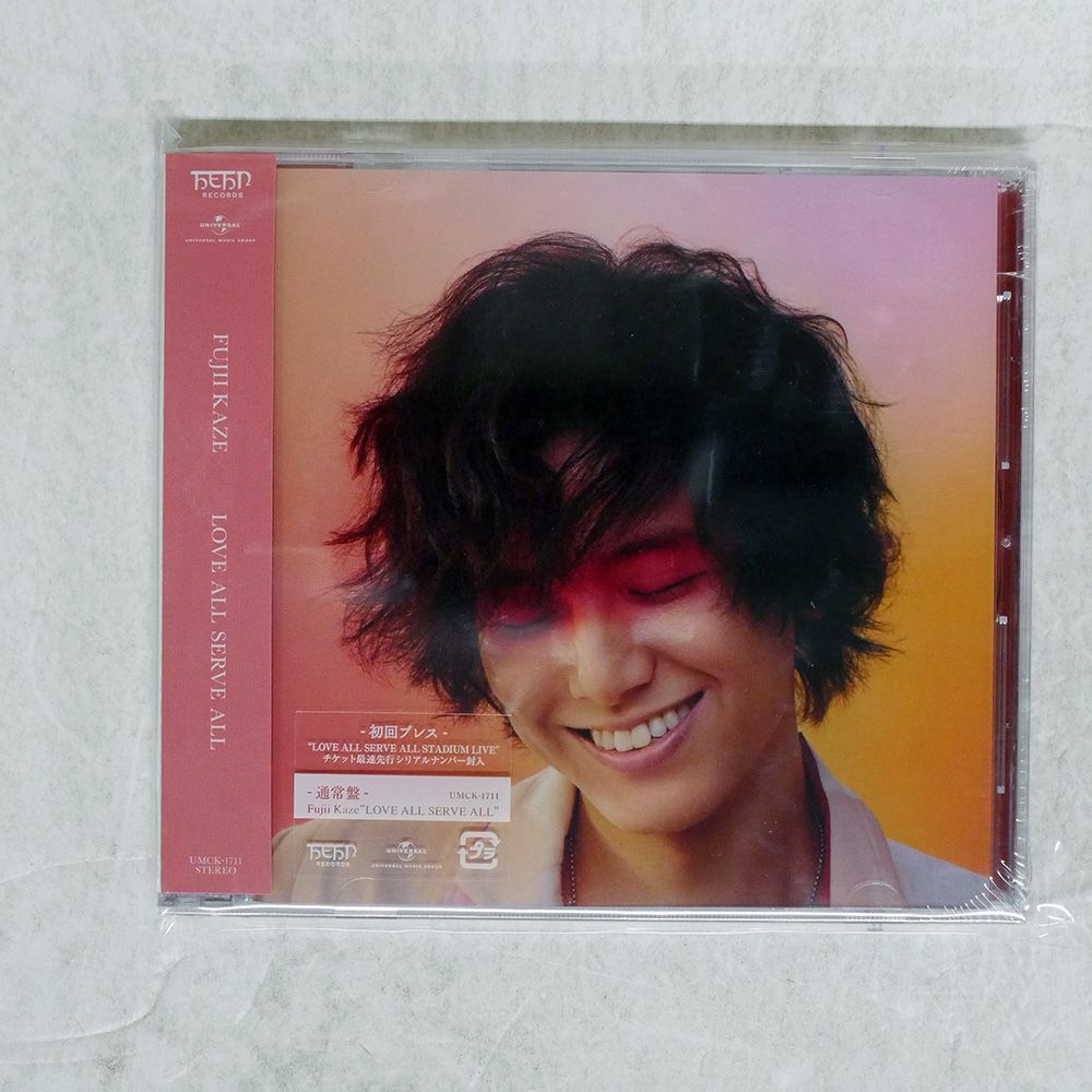 藤井風　LOVE ALL SERVE ALL レコード LP 未開封 新品未開封☆藤井風 LOVE ALL SERVE ALL 初回盤 CD2枚組 - メルカリ