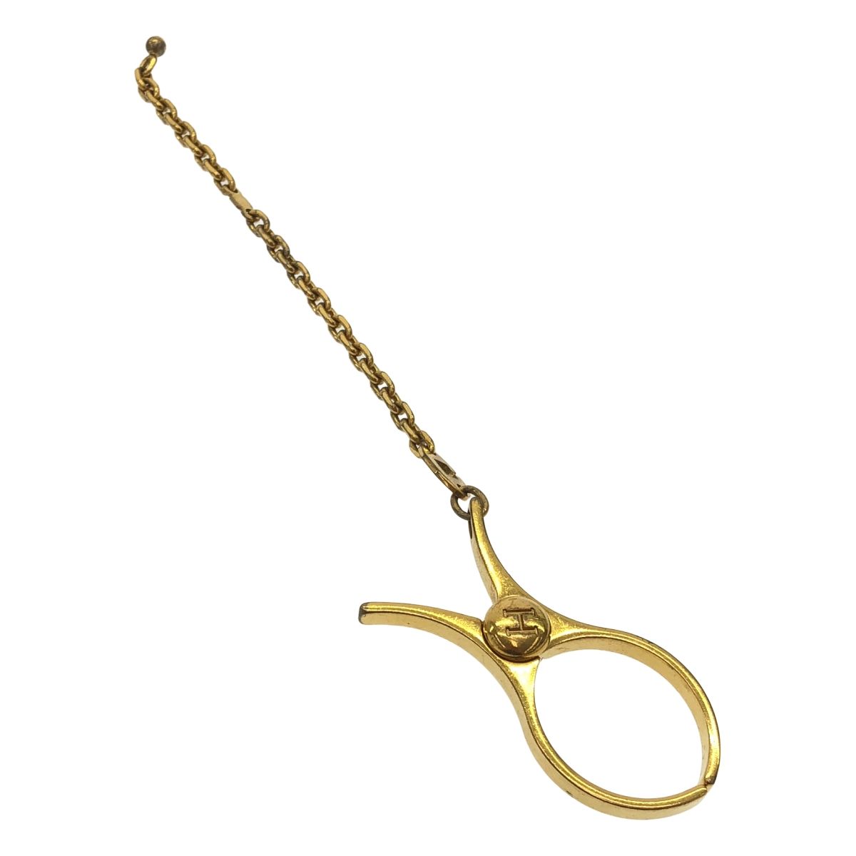 HERMES エルメス Filou フィルーグローブホルダー ゴールド