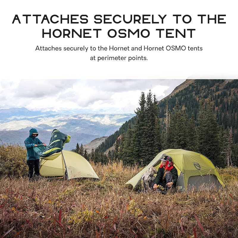 NEMO Equipment Hornet OSMO テント フットプリント グッドナイトグレー 1人用 1-Person 1 OLIVEOS_COM_TR