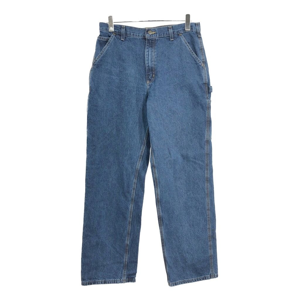 Carhartt カーハート デニム ペインターパンツ ブルー メンズ W34 L32 古着 V4005