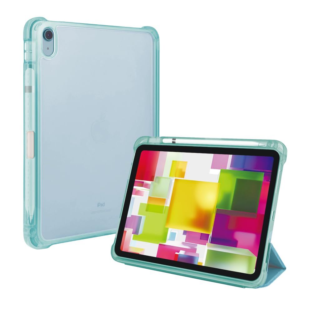 iPad10.9衝撃吸収ケース ライトブルー TBC-IP2202LBL