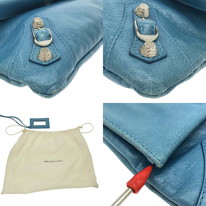 BALENCIAGA / バレンシアガ | レザー ジャイアント エンベロープ