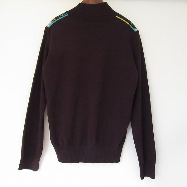 ☆美品☆　レオナール　セーター　４２ wxc レオナールスポーツ LEONARD SPORT ニット・セーター 42 こげ茶