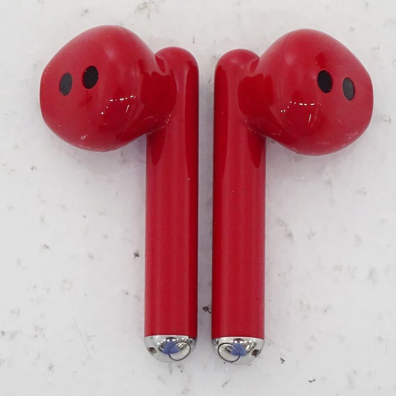 美品・純正品】HeartBuds ソフトバンク ワイヤレス イヤホン 赤