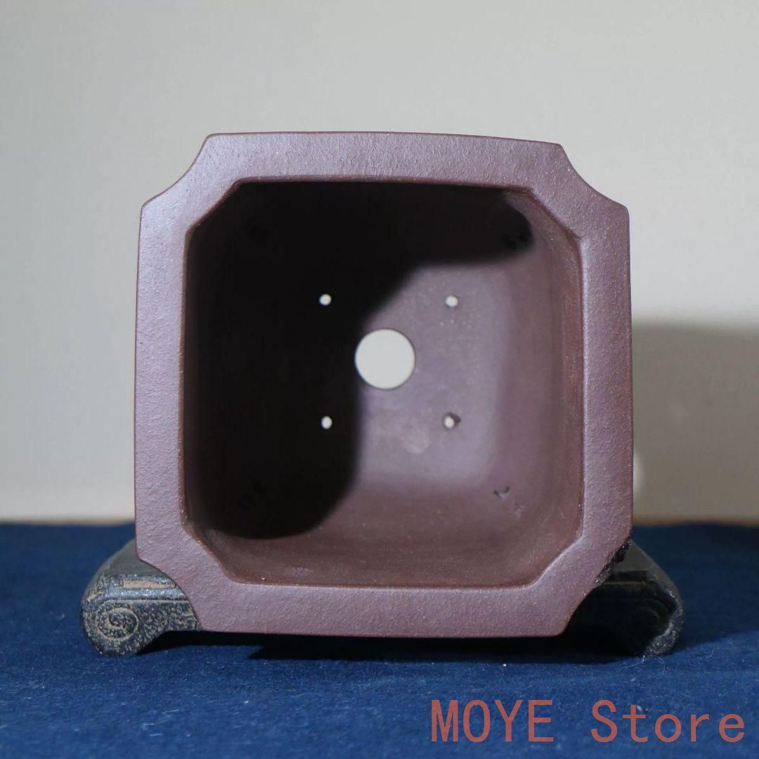 臨水崖四方植木鉢 多肉植物鉢 紫砂鉢 最も安い 盆栽鉢 植木鉢 小品盆栽