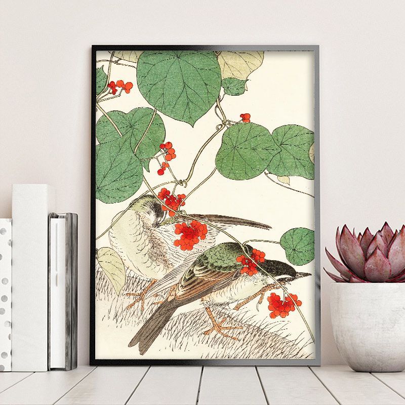 楽天市場】鳥 絵画（日本画｜絵画）：アート・美術品・骨董品