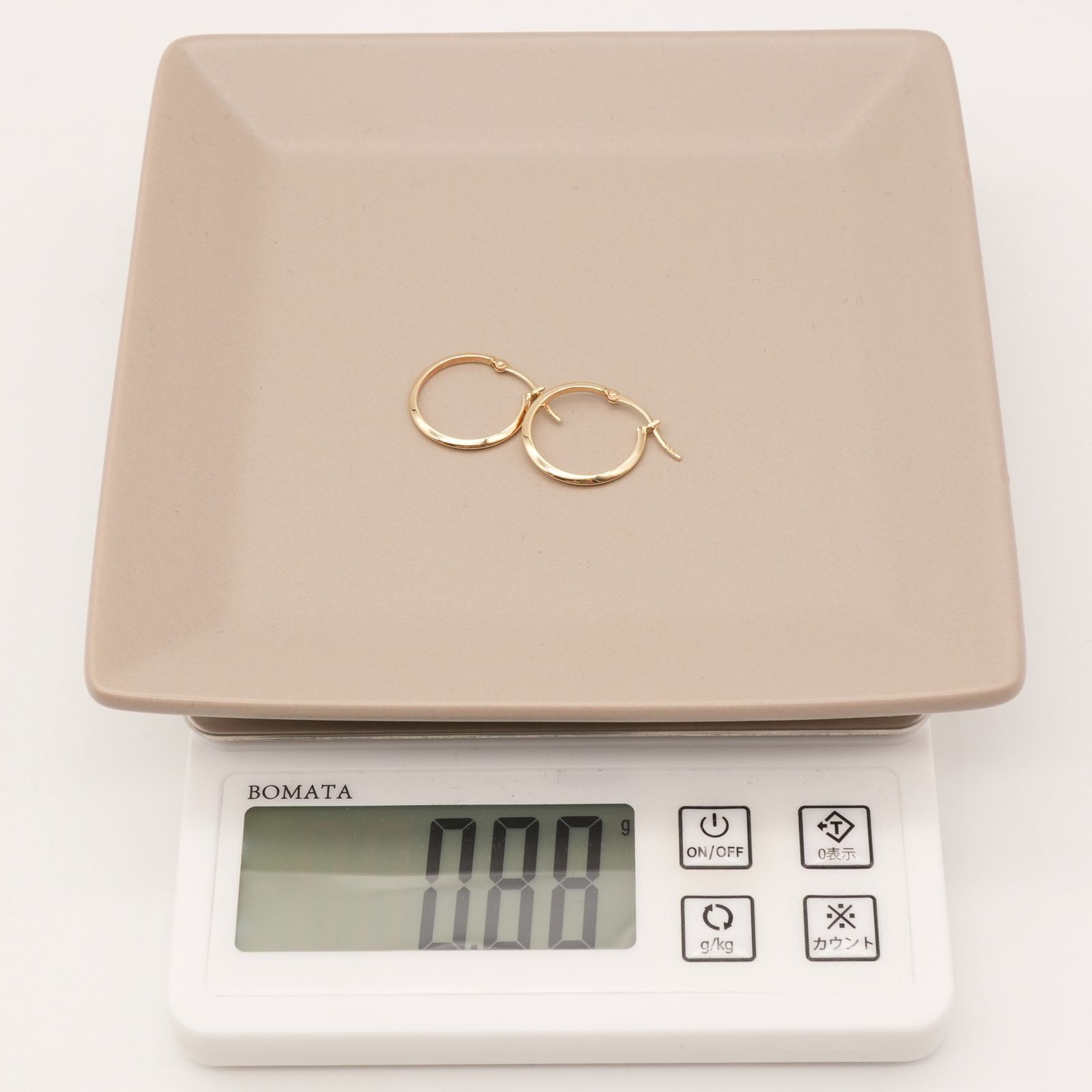 美品 スタージュエリー K10 フープ ピアス/24-3792S - メルカリ