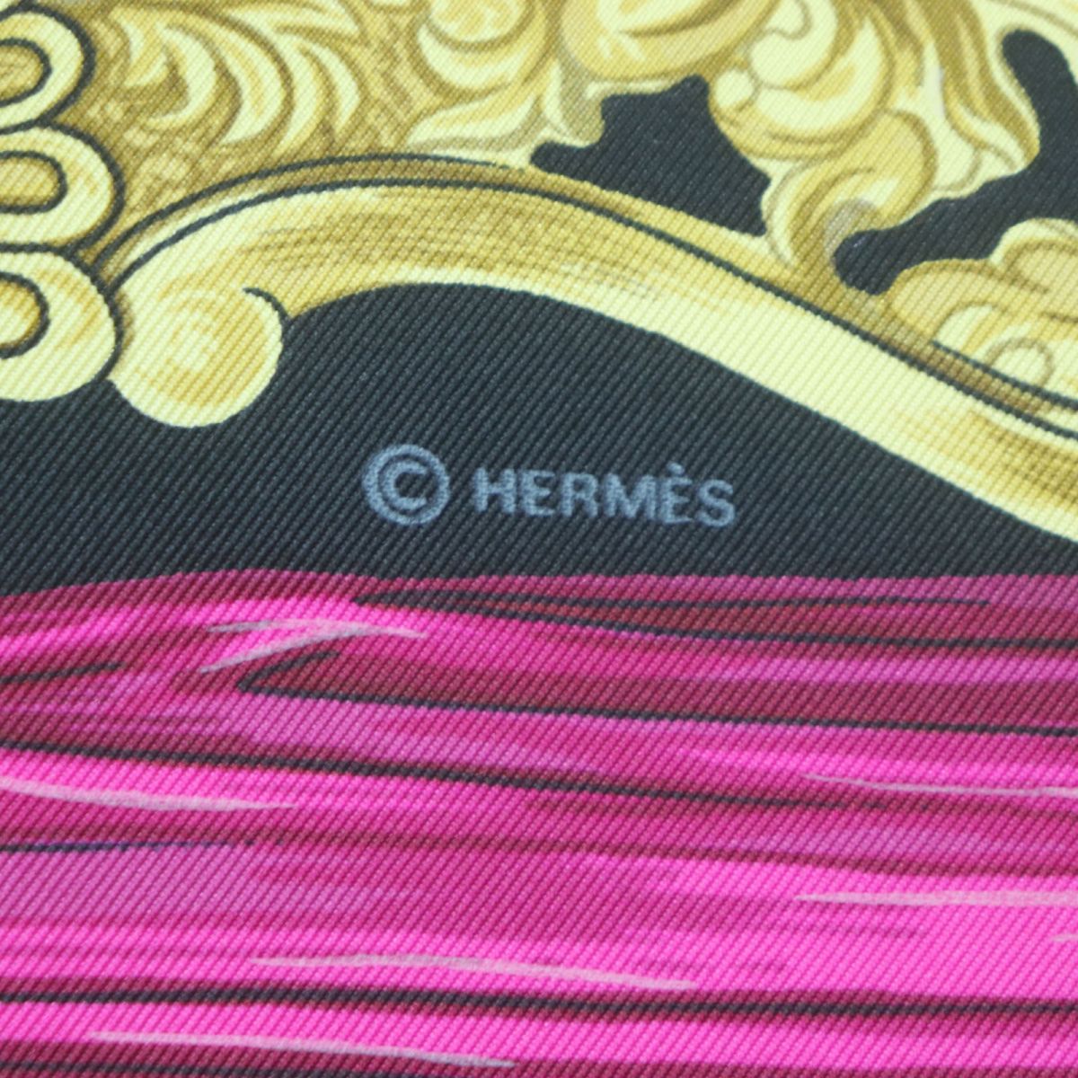 未使用品▽HERMES エルメス カレ90 ETRIERS 鐙柄・馬具柄 F.de LA