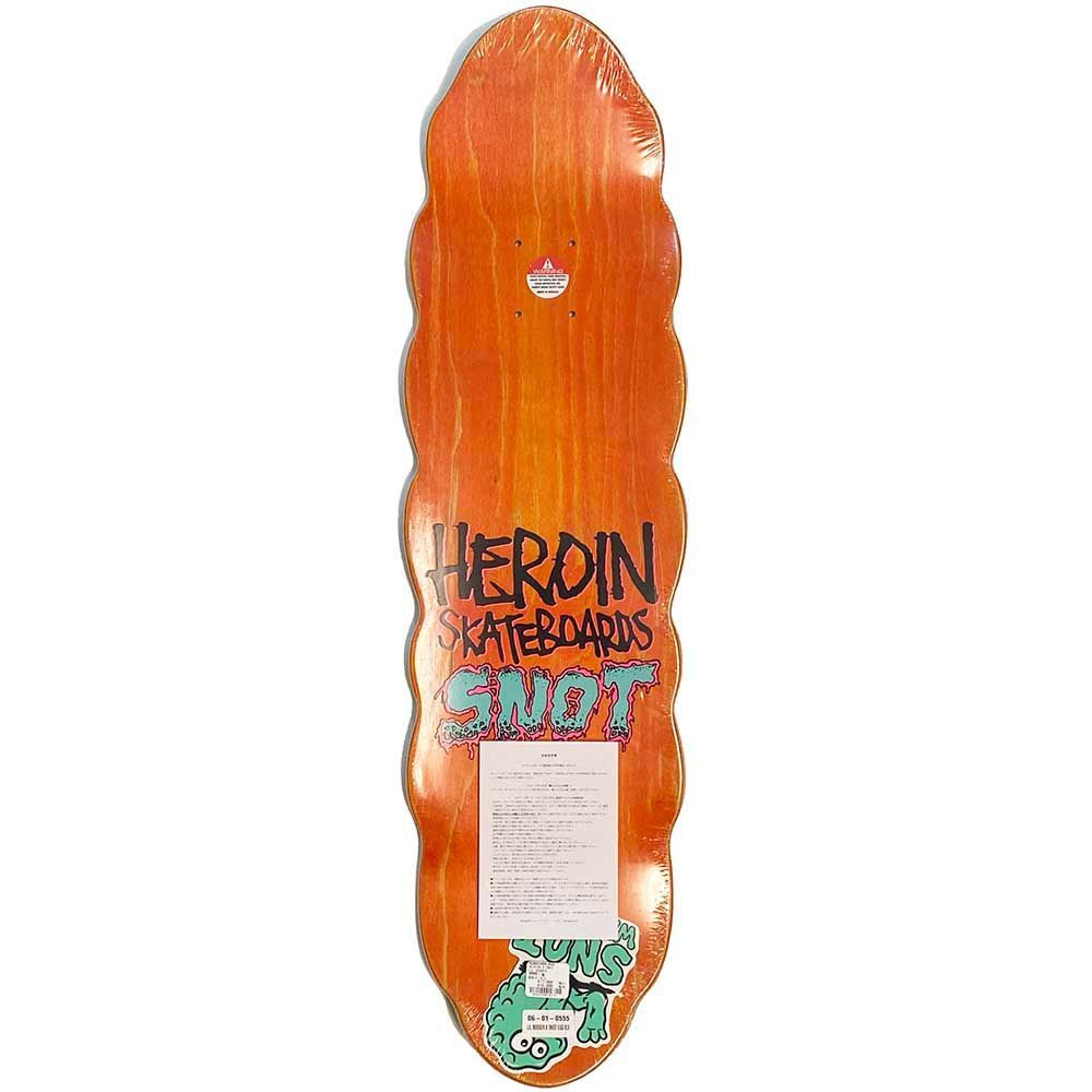 8.5インチHEROIN ヘロイン 8.5” x 32” LIL BOOGER X SNOT EGG