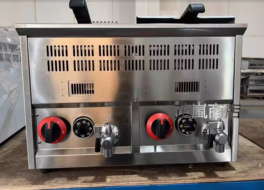 業務用 チキン＆ポテト揚げ機 ガス式フライヤー 72A - ハンバーガーショップ 西洋料理店 厨房設備 WWW_KANDAIZUMI_COM