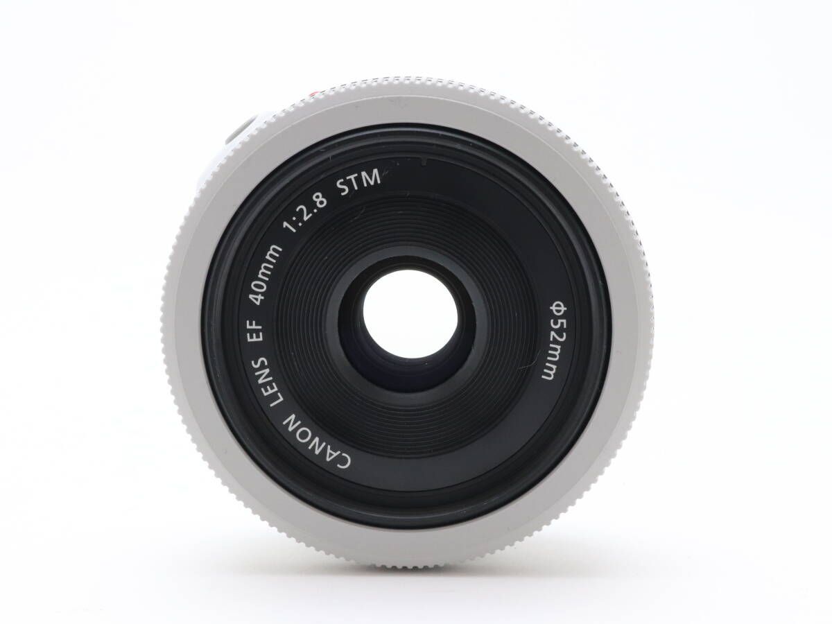  AB CANON キヤノン EF 40 mm F 2 8 STM ホワイト 初期不良 対応 88 271 レンズ(単焦点) カメラ