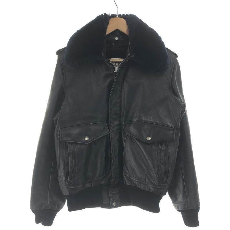 中古】SCHOTT G-1 レザーフライトジャケット 36 ブラック