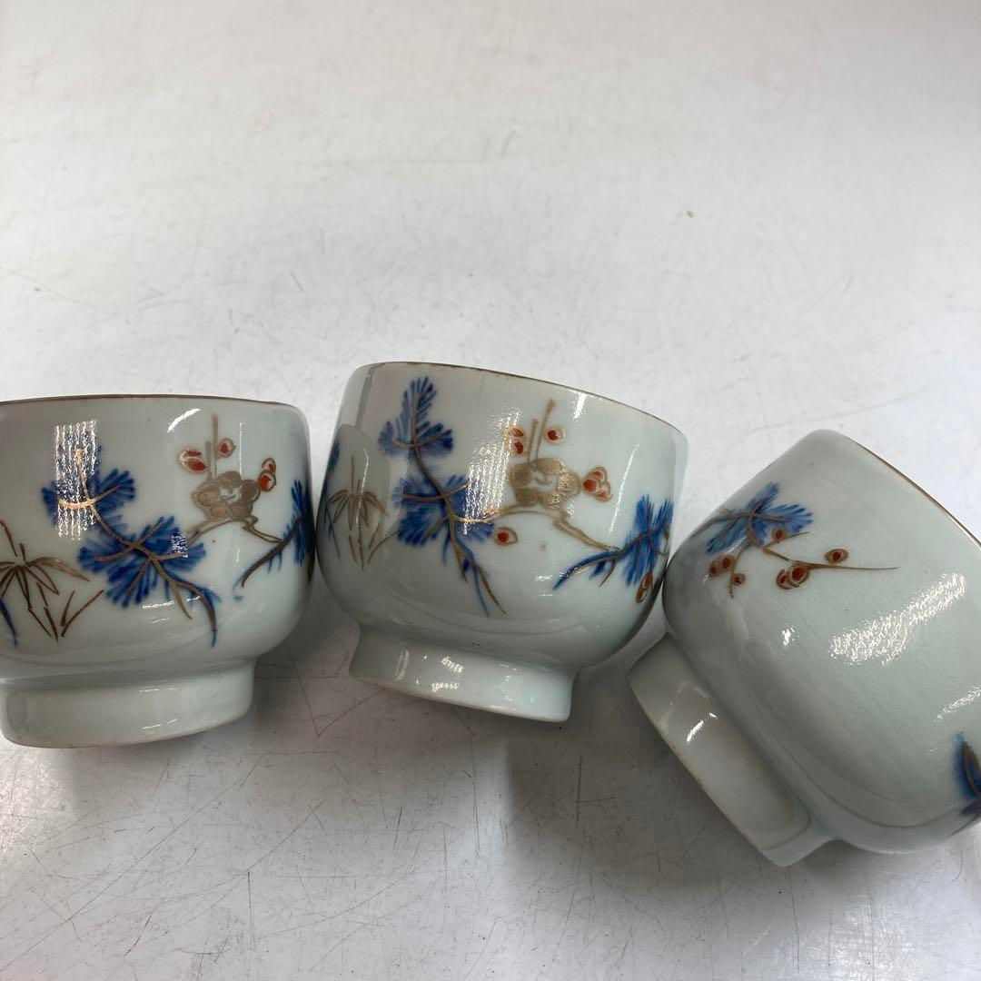 古伊万里 染付小碗27客と蓋20点