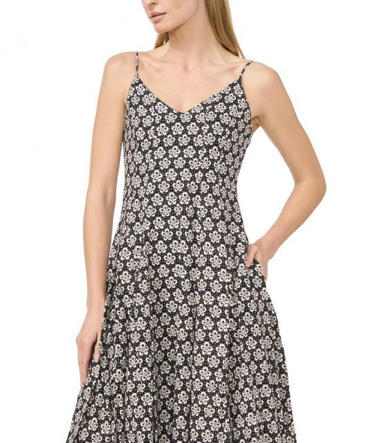 【送料無料】 セセ レディース ワンピース トップス Spaghetti Strap A-line Maxi Dress Rich Black