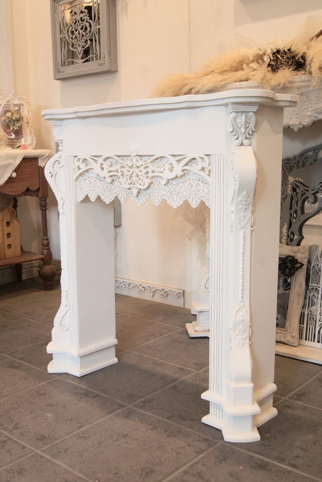 レース むにゅむにゅ ムニュムニュマントルピース シャビー フレンチ