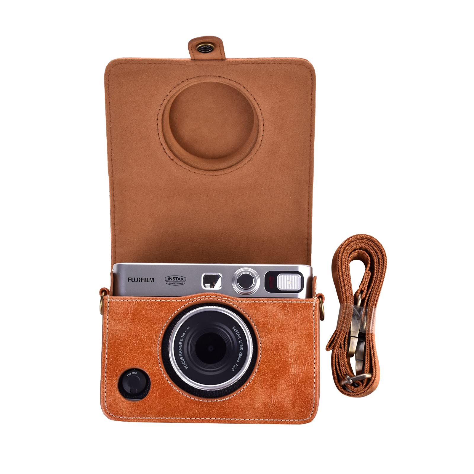 【数量限定】フィルム チェキ チェキケース チェキ instax ケース mini EVOカメラケース mini instax evo mini ケース、instax Evoケース チェキフィルム ショルダーストラップ付きボタン操作でき kinokoo P