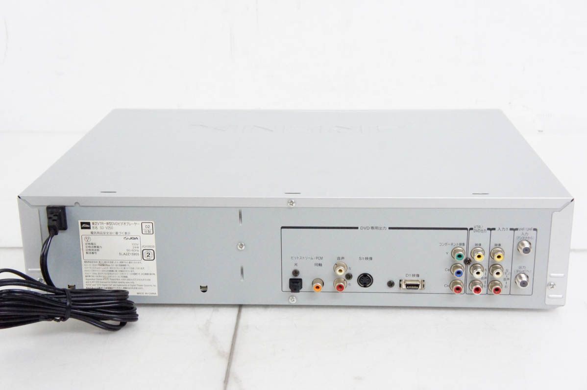 匿名配送　東芝VTR一体型DVDビデオプレーヤー 東芝、VTR一体型DVDプレーヤー「SD-V800」 - 価格.com