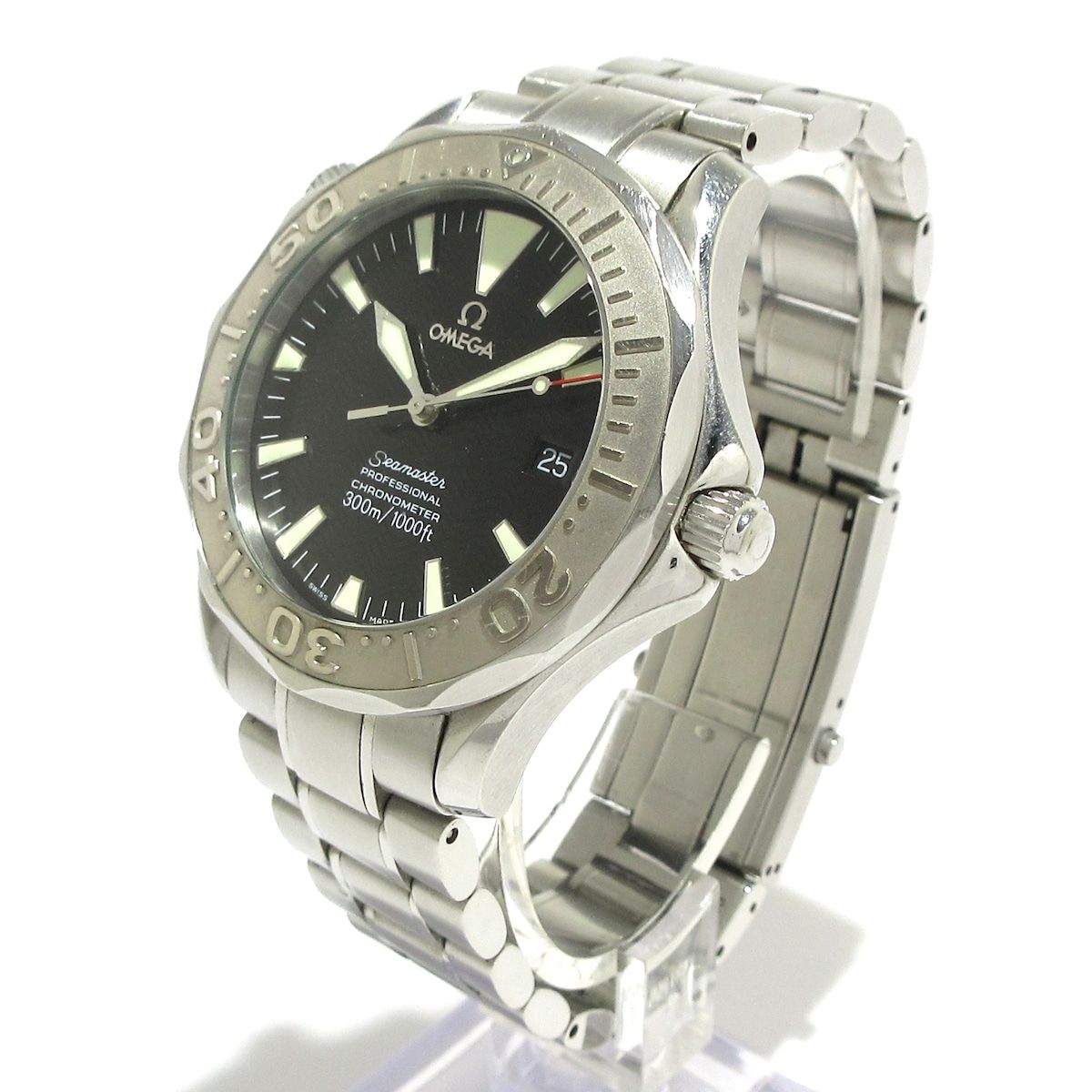 OMEGA オメガ 腕時計 シーマスター 2230.50 メンズ SS 黒