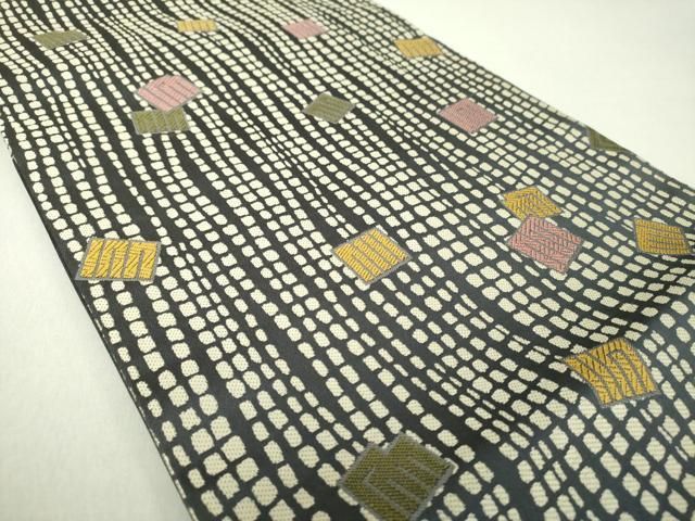 平和屋着物○九寸開き名古屋帯 唐織 源氏香 正絹 逸品 DAAU5866ps