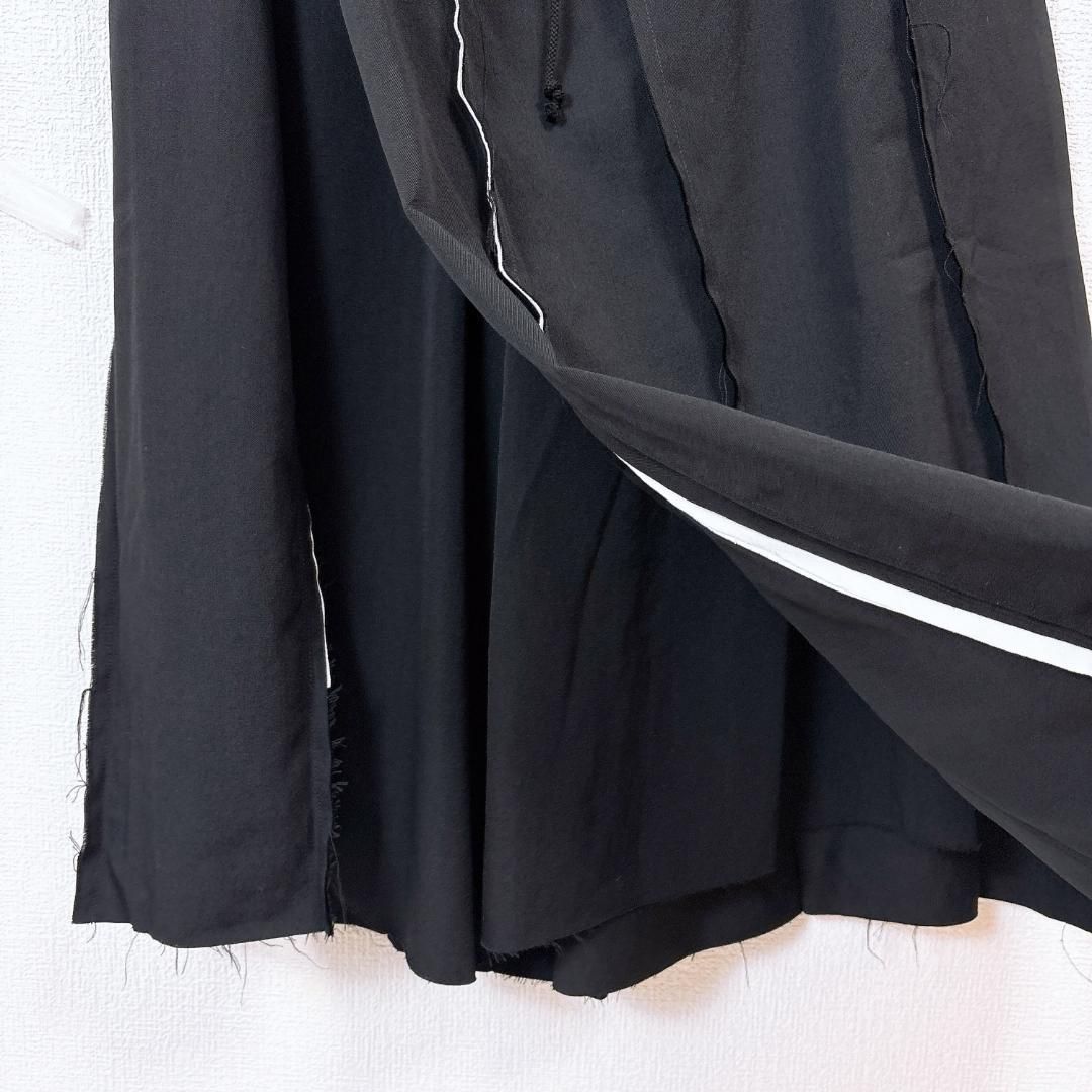 ガウチョワイドパンツ ウエストゴム