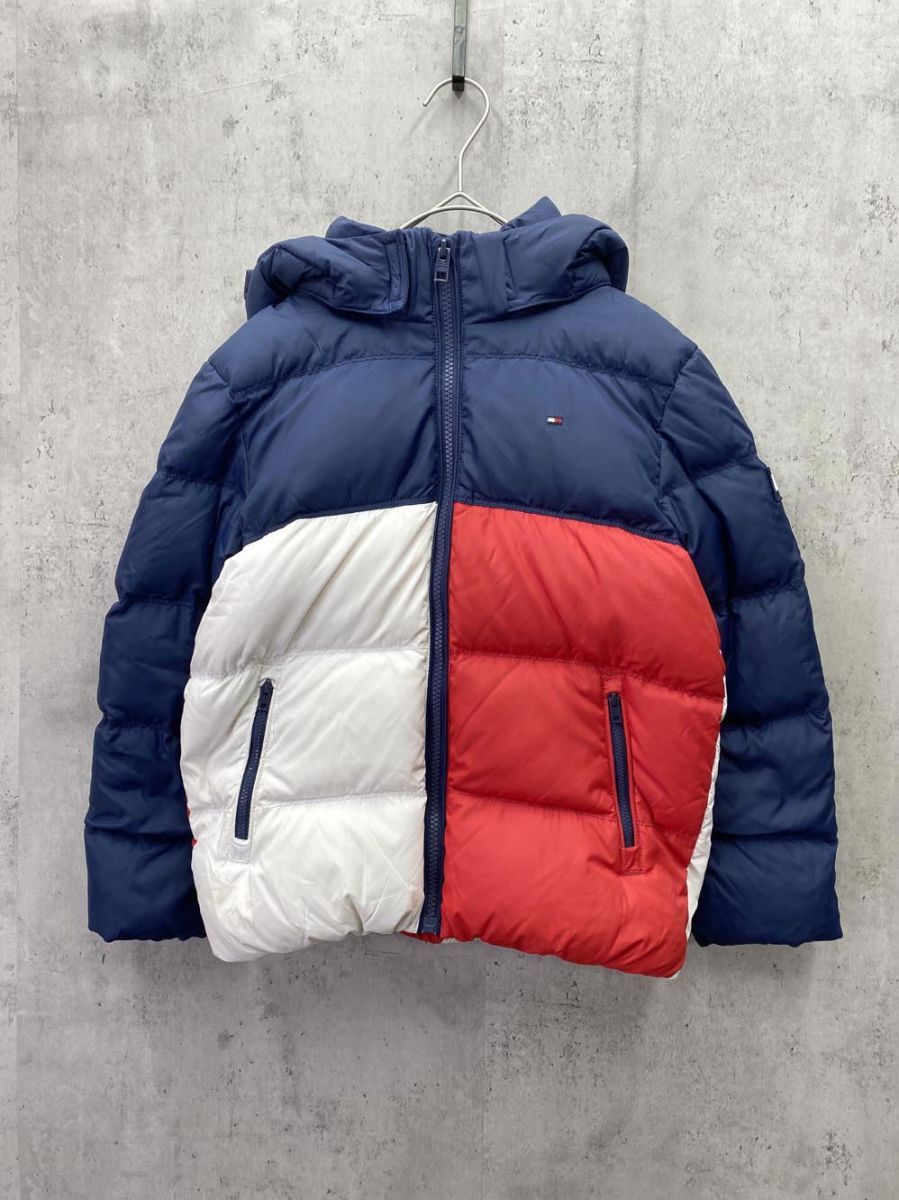 ⭐１６０　トミーヒルフィガーのダウンジャケット　兼用 TOMMY HILFIGER トミーヒルフィガー 中綿ダウンジャケット