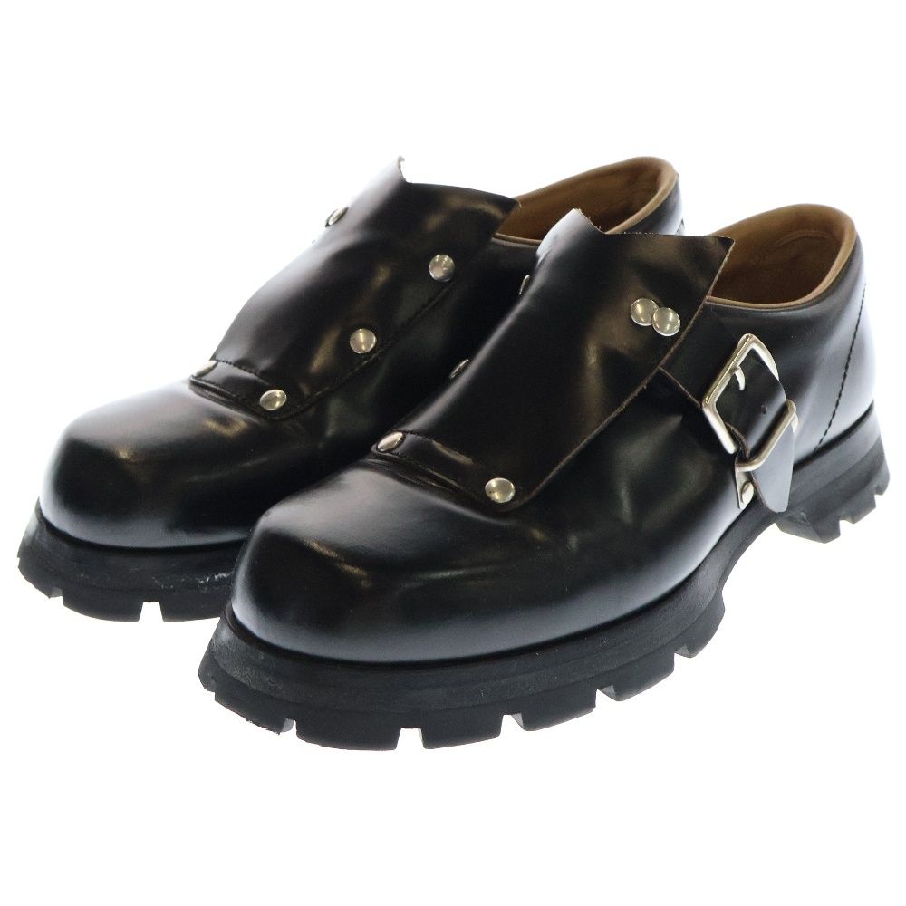 JIL SANDER (ジルサンダー) スタッズデザイン モンクストラップ