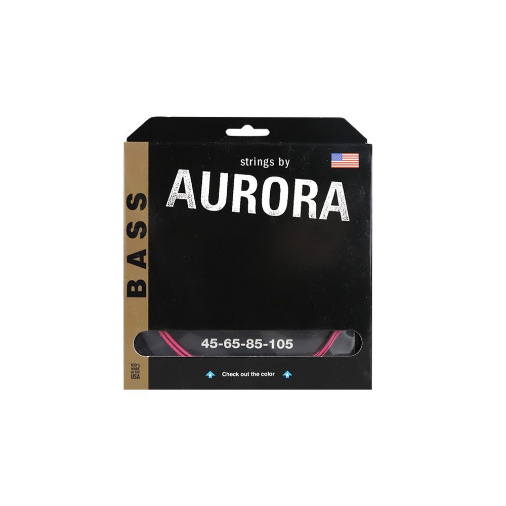 Aurora オーロラ 5弦ベース弦 45-125 -ピンク