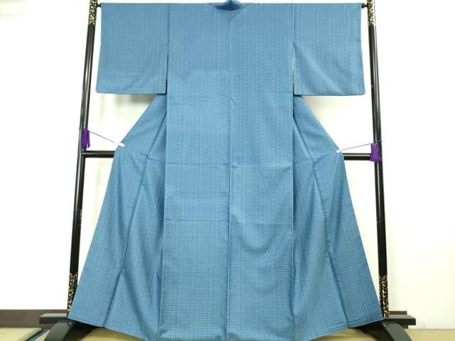 平和屋本店●極上　紬　花織　藍香房　天然藍染　逸品　DZAA6388kh5 平和屋本店□極上 紬 花織 藍香房 天然藍染 逸品 DZAA6388kh5 - メルカリ