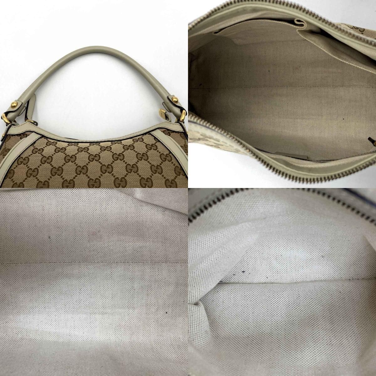 中美品】GUCCI グッチ GG柄 スカーレット スタッズ ショルダーバッグ 
