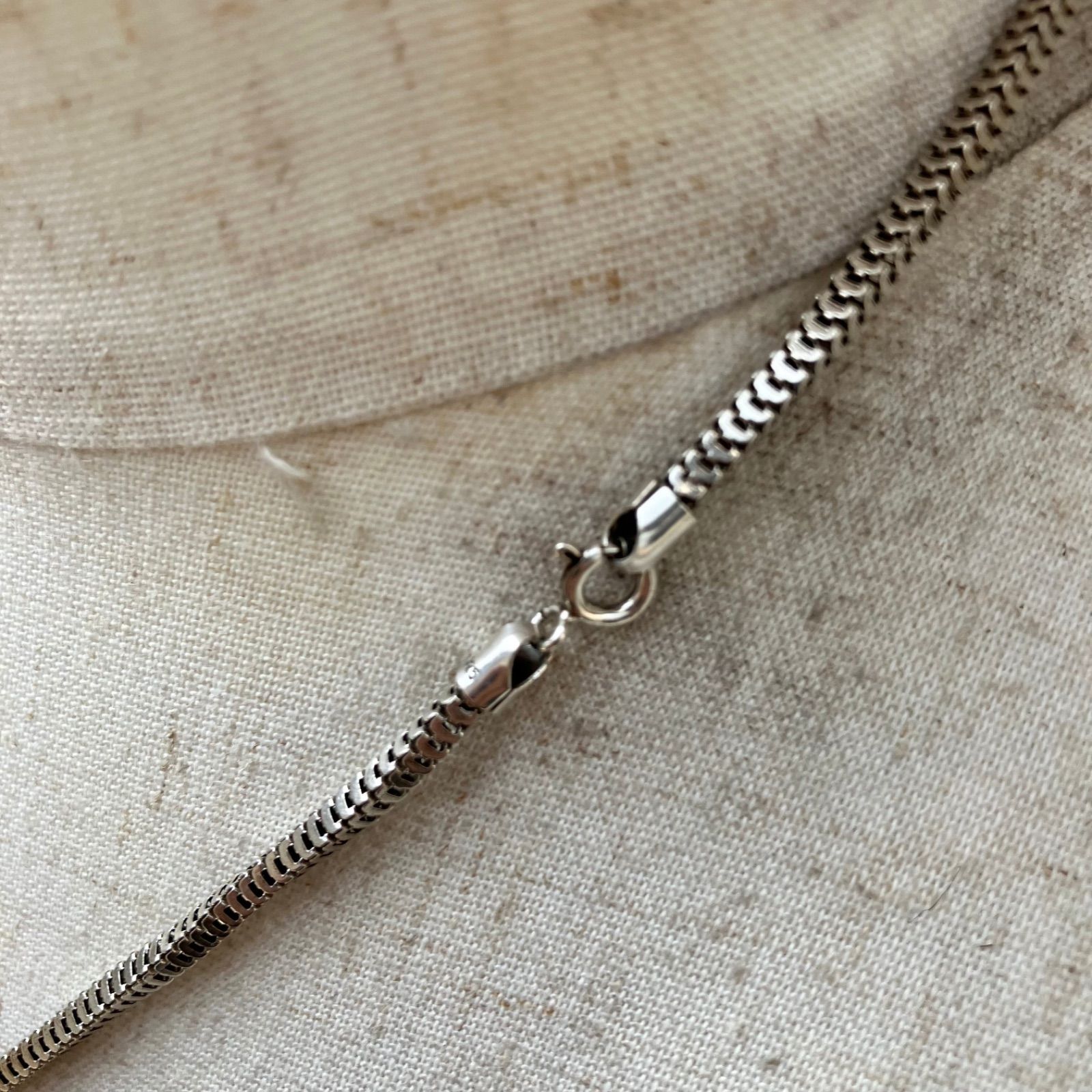 SILVER925 DOUBLE TOP NECKLACE/シルバー/ネックレス SILVER925 DOUBLE TOP NECKLACE/シルバー/ネックレス