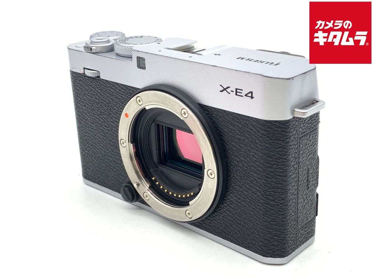 並品 フジフイルム X-E4 ボディ シルバー
