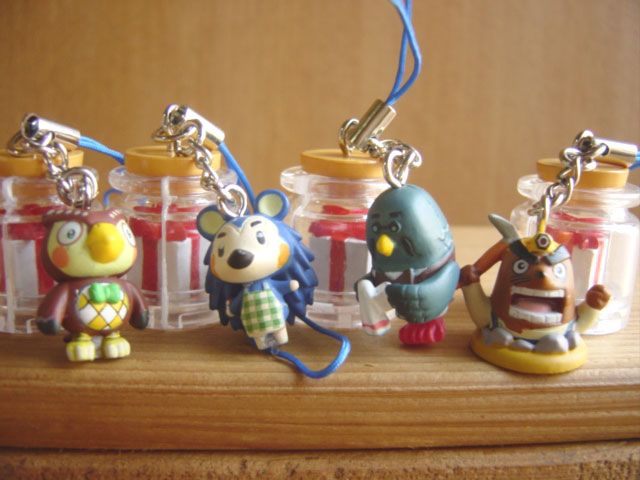 ♯Dom24AT 劇場版どうぶつの森キャラボトルストラップ全8種