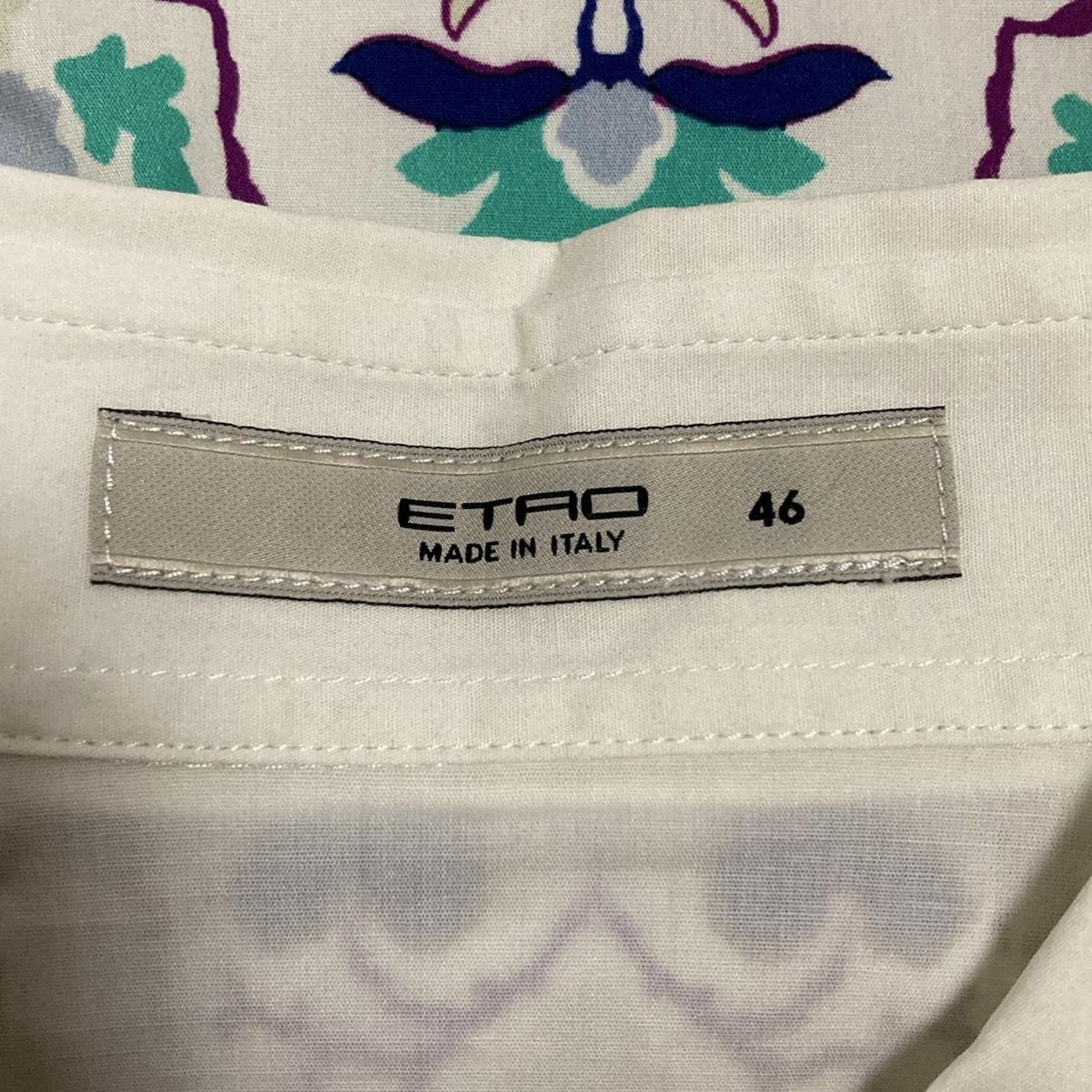 ETRO(エトロ) 長袖シャツブラウス サイズ46 L レディース - 白