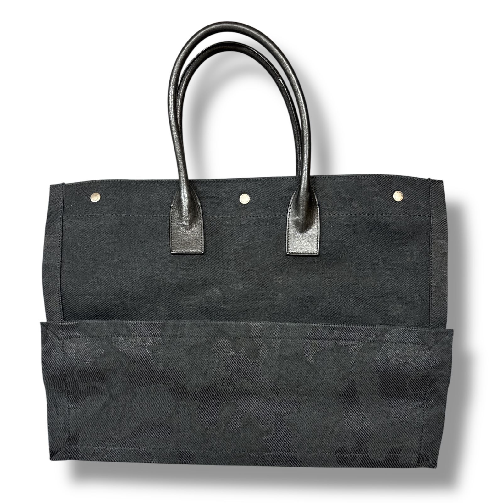 SAINT LAURENT RIVE GAUCHE トートバッグ黒迷彩