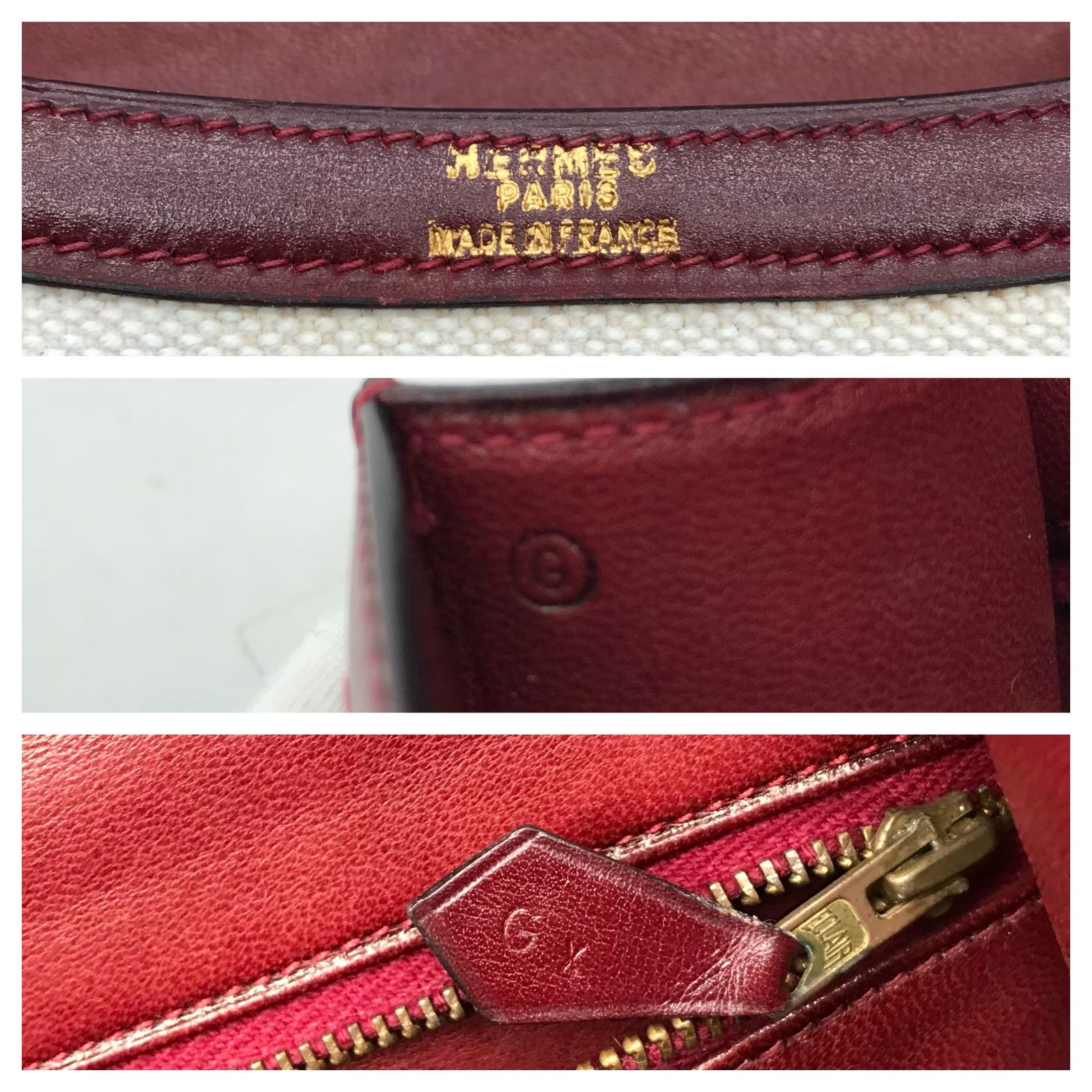 良品 HERMES エルメス コンスタンス 23 トワルアッシュ ボックスカーフ マル G刻印 ショルダー バッグ ボルドー k1264 HERMES エルメス コンスタンス 23 トワルアッシュ ボックスカーフ マル