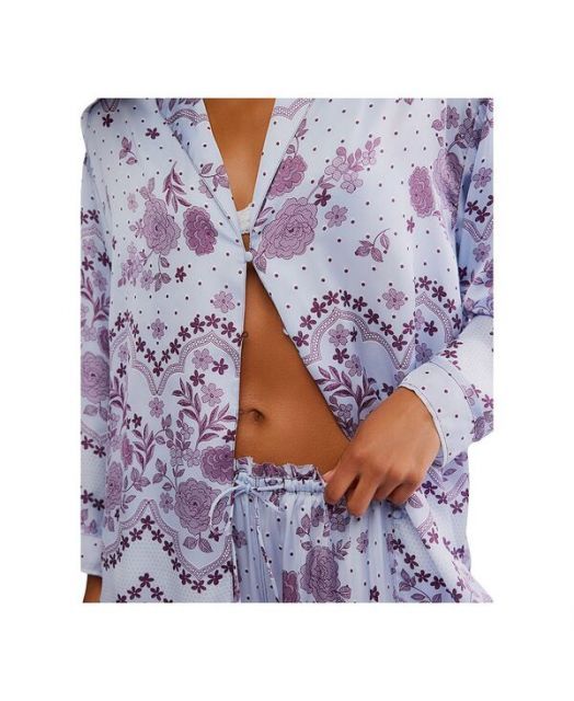 フリーピープル レディース ナイトウェア アンダーウェア Women s Dreamy Days Pajama Set Blue