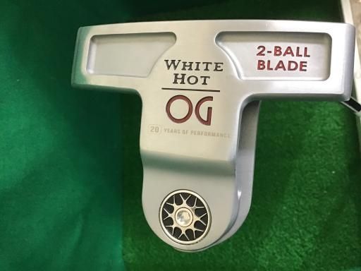 オデッセイ WHITE HOT OG 2-BALL BLADE 34インチ パター PT スチール フレックスその他 メンズ 男性用 右利き 右用 Cランク ゴルフクラブ